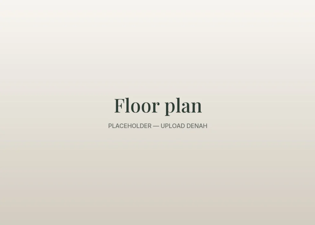 Lavivo Villa floor plan (placeholder)